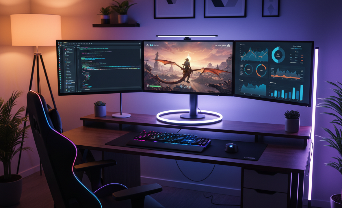 Как настроить многомониторную систему для продуктивной работы и игр